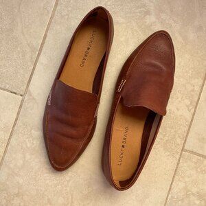 Lucky Brand Leather Loafers Flats. Size 8